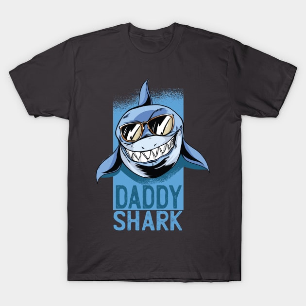 daddy shark T-Shirt by ramonagbrl